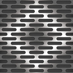Silver metal texture background with abstract pattern