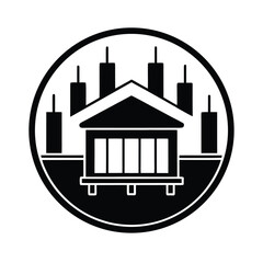 Stock Exchange Trading Floor Icon