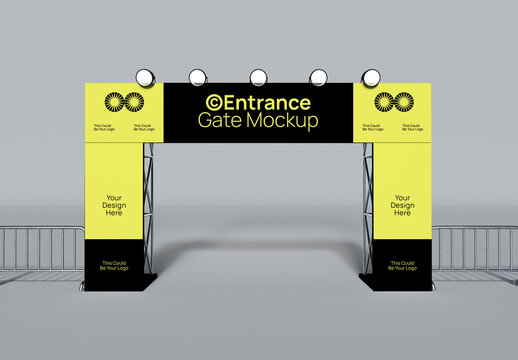 Entrance Gate Mockup