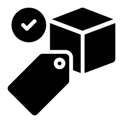 Product, Item, Goods Glyph Solid Icon