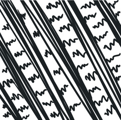 Texture with diagonally lines and springs