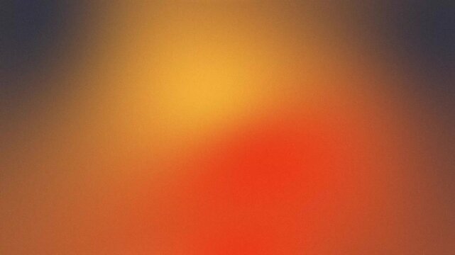 Warm tone grainy gradient background, Orange blurred abstract animation, Noise texture, Yellow blur background with subtle gradient flow, Artistic vibrant color animated wallpaper