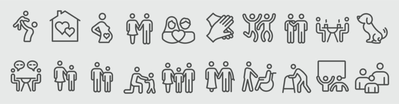  family relation icon