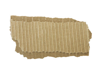 Naklejka premium Torn cardboard paper for using as a text box