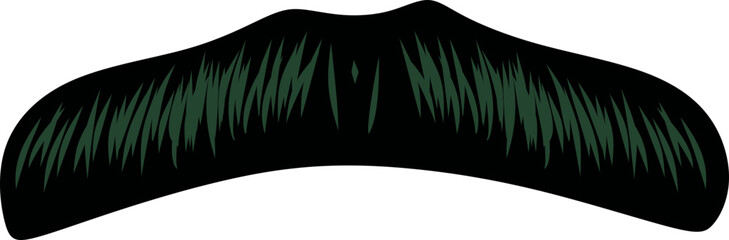 Handlebar Mustache Vector