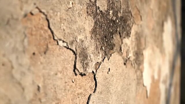Close up of tree bark texture with natural patterns.