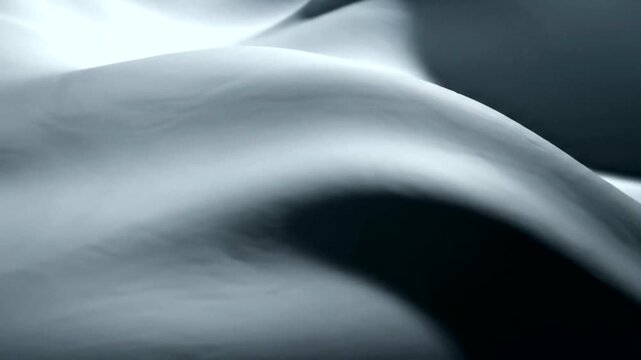 Abstract Flowing Fabric Texture with Soft Light and Shadow.