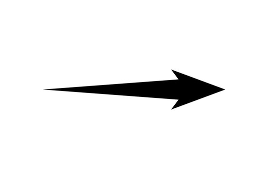 squiggly line arow vector design illustration