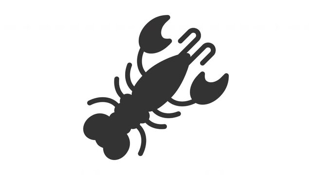 Animated lobster icon