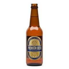 瓶ビール イラスト リアル