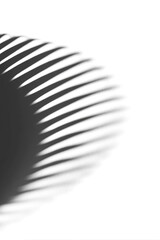 An abstract grayscale image featuring a fan-like shape with rhythmic lines