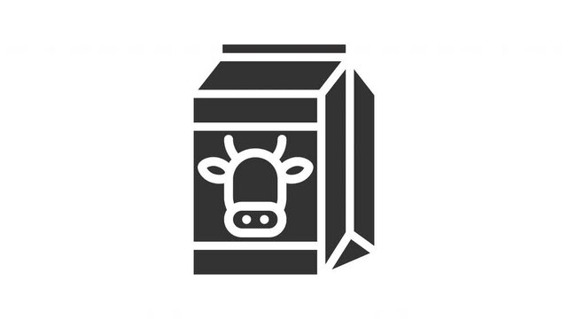 Animated milk icon