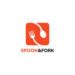 Spoon Fork Logo Simple Modern