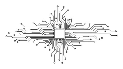 Microchip Circuit Board Electronic Component.