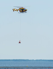 Fototapeta premium Air ambulance scenery