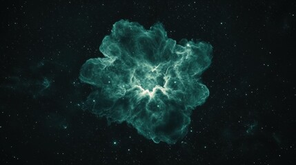 A large, bright, and colorful nebula in space.