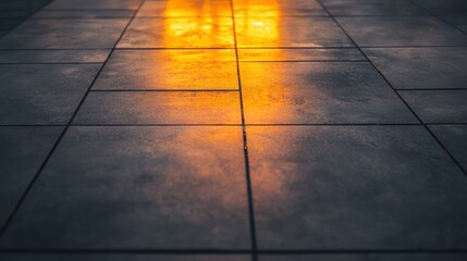 A city street at night.