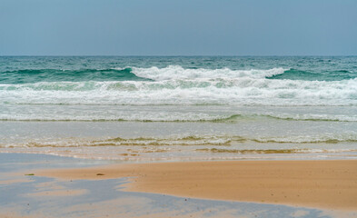 Beach and waves