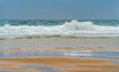Beach and waves