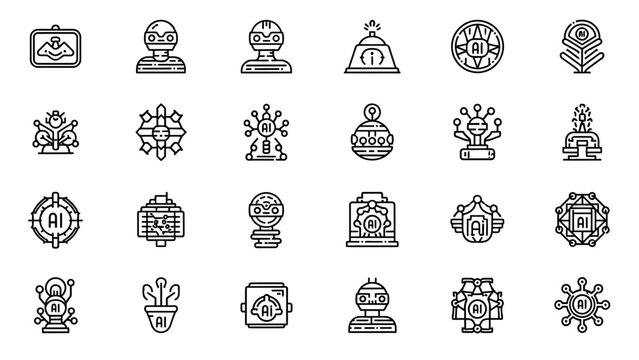 Various icons and symbols collection.
