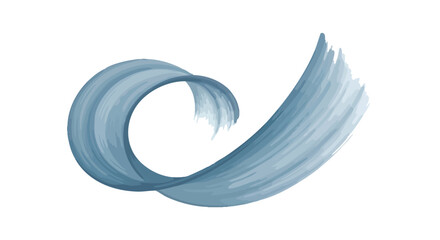 A modern take on Valentine's Day, celebrating romance and the essential act of self-care with a fluid, artistic brushstroke of blue