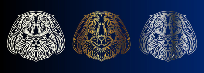 Hairline Restoration Options Featuring Three Scalp Views For Medical Concepts