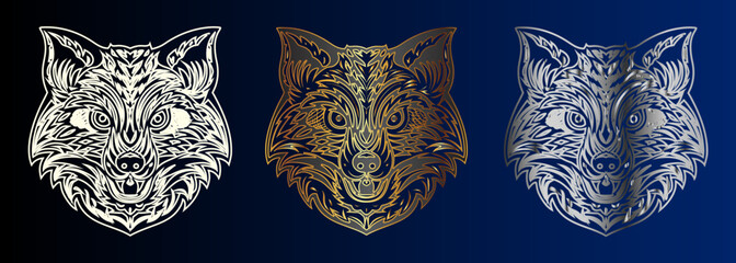 Animal Face Design Set