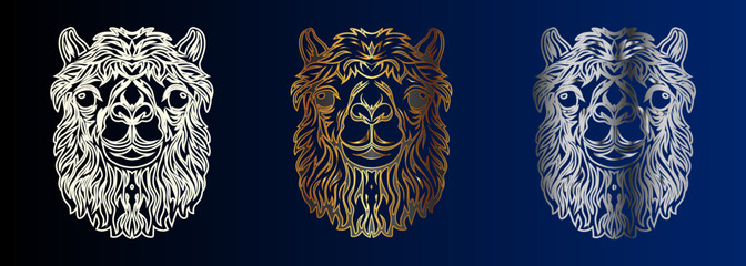 Animal Face Design Elements