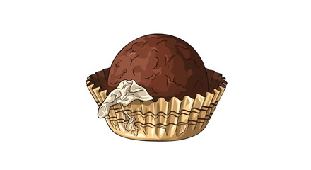 Indulgent Chocolate Truffle A Sweet Treat for Valentine's Day, Modern Romance, and Personal Self-Care Moments