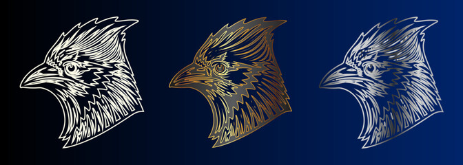 Eagle Head Design Elements