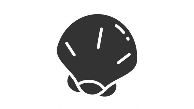 Animated shellfish icon