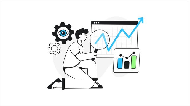 Seo Monitoring Animation MP4 File 