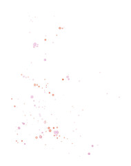 Obraz premium Aquarelle, éclaboussure, tâches, gouttes, rose, rouge