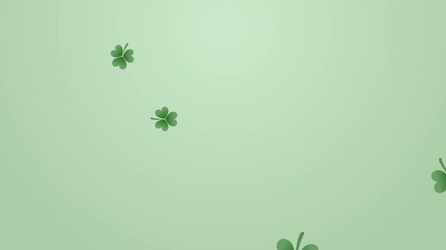 green shamrock background