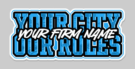 Sticker ultras hooligan football awaydays concept vector design