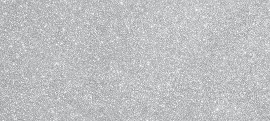 Fototapeta premium Abstract silver glitter sparkle texture background