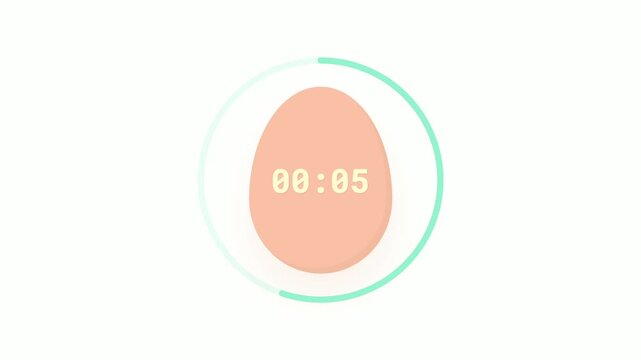 countdown Egg Timer Countdown Animation with Numbers egg Chocolate Easter Egg Clock Animation