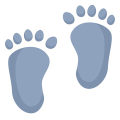 Blue Footprints Baby