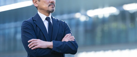 Fotobehang Ridders ビジネス　ミドル男性  © naka