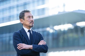 Fotobehang Ridders ビジネス　ミドル男性  © naka