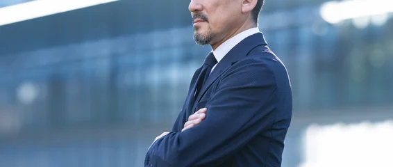 Fotobehang Ridders ビジネス　ミドル男性  © naka