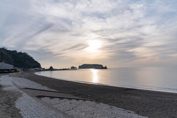岩井海岸 鋸南町 千葉 海 絶景 夕暮れ 絶景