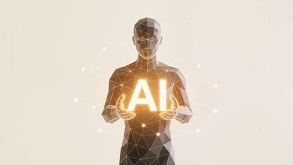 AI symbol in human form