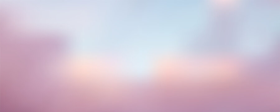 Abstract gradient backdrop blending pink, blue, and pastel tones, ideal for sunset-inspired designs, calm studio backgrounds, or vibrant summer graphics with soft blur and warm light.