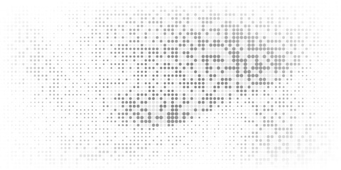 Abstract Halftone Background Dot Web Banner.