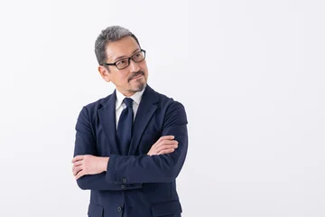 Fotobehang Ridders 考えるビジネス男性  © naka