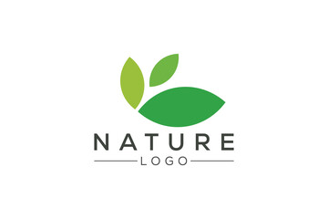 Modern Nature Logo Design for Eco Friendly and Organic Brand Identity