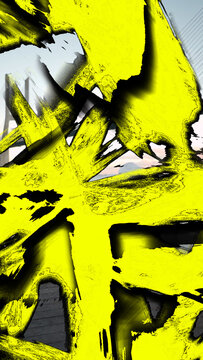 Fast Grunge Transition 02 Vertical
