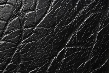 Fototapeta premium Elegant Close-Up of Dark Leather Texture Background for Sophisticated Interiors and Designer Uses