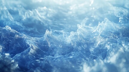 Obraz premium Frozen Ocean Waves